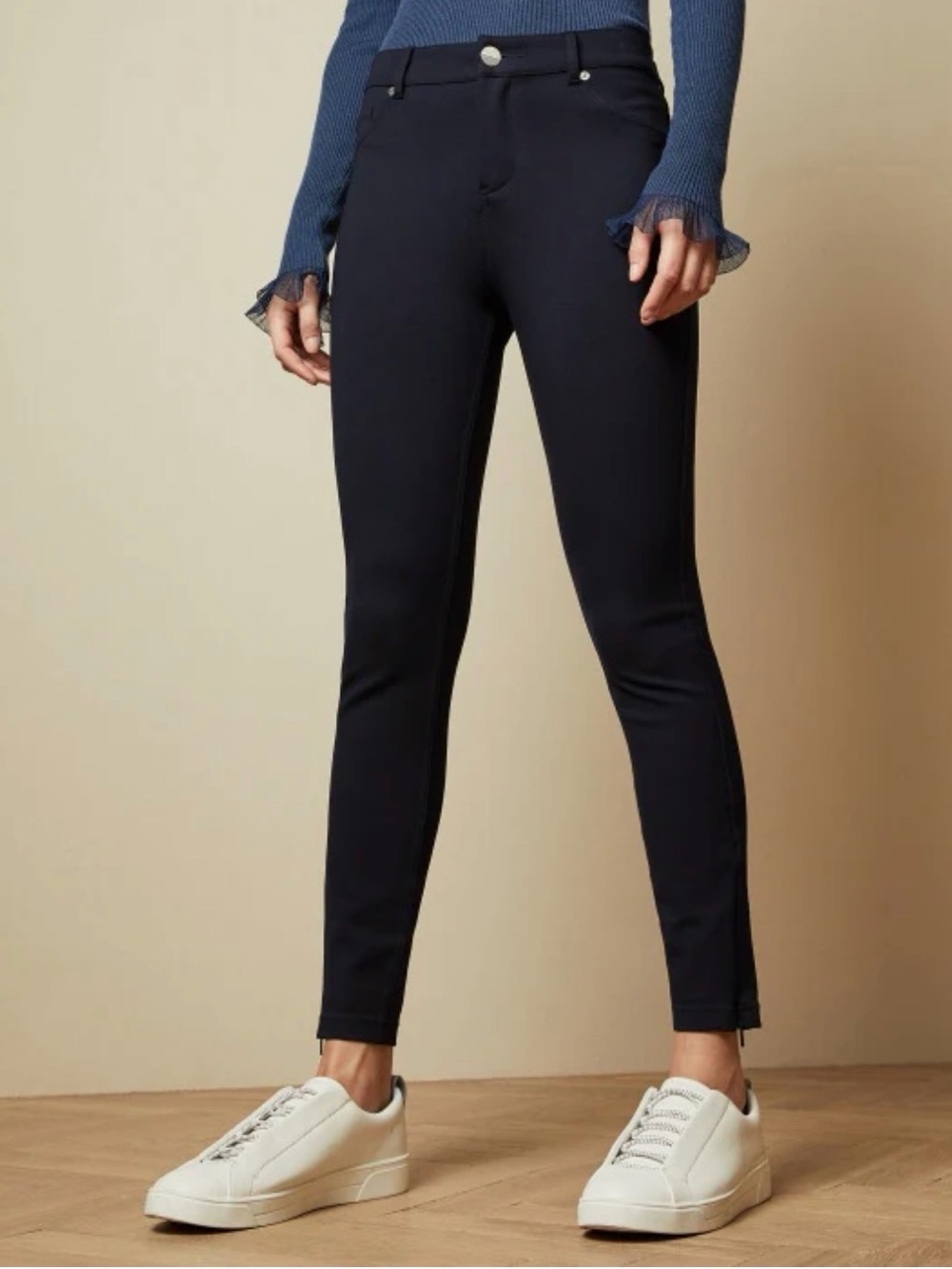 Ted Baker | Luxury Soft Slim Stretch Pants | Size 2 (US Small)